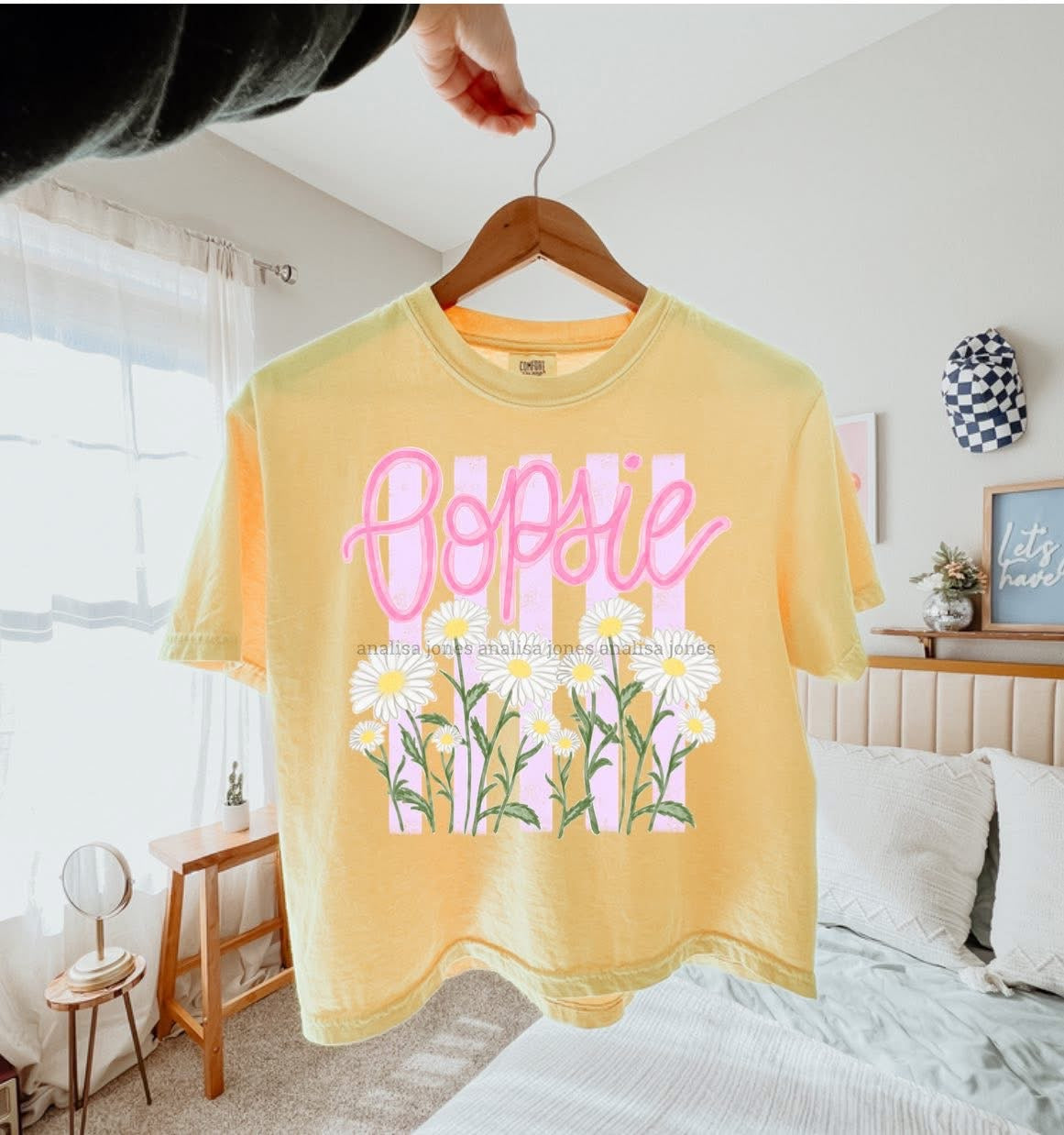 Oopsie Daisy Short Sleeve/Comfort Color 3023CL BOXY/CROP