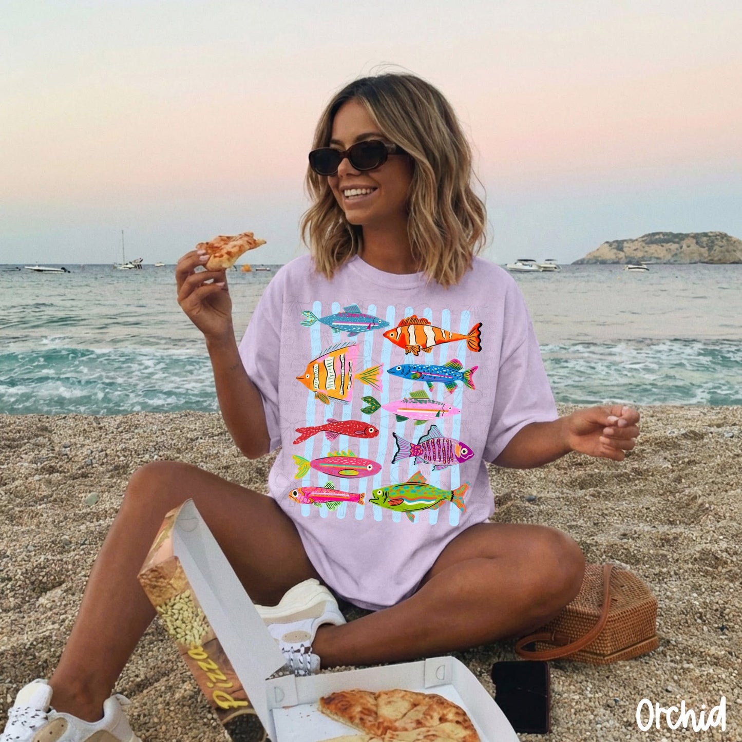 Fishy Stripes Short Sleeve/Comfort Color/1717
