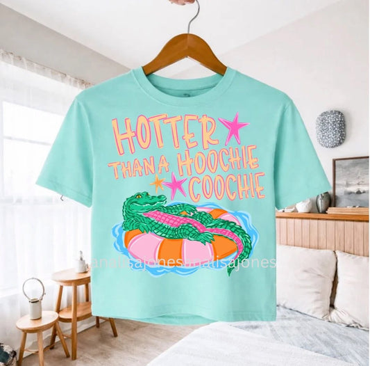 Hoochie Coochie Short Sleeve/Comfort Color/3023 CROP