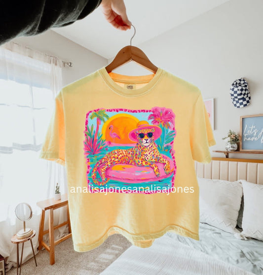 Trendy Jaguar Short Sleeve/Comfort Color/3023 CROP