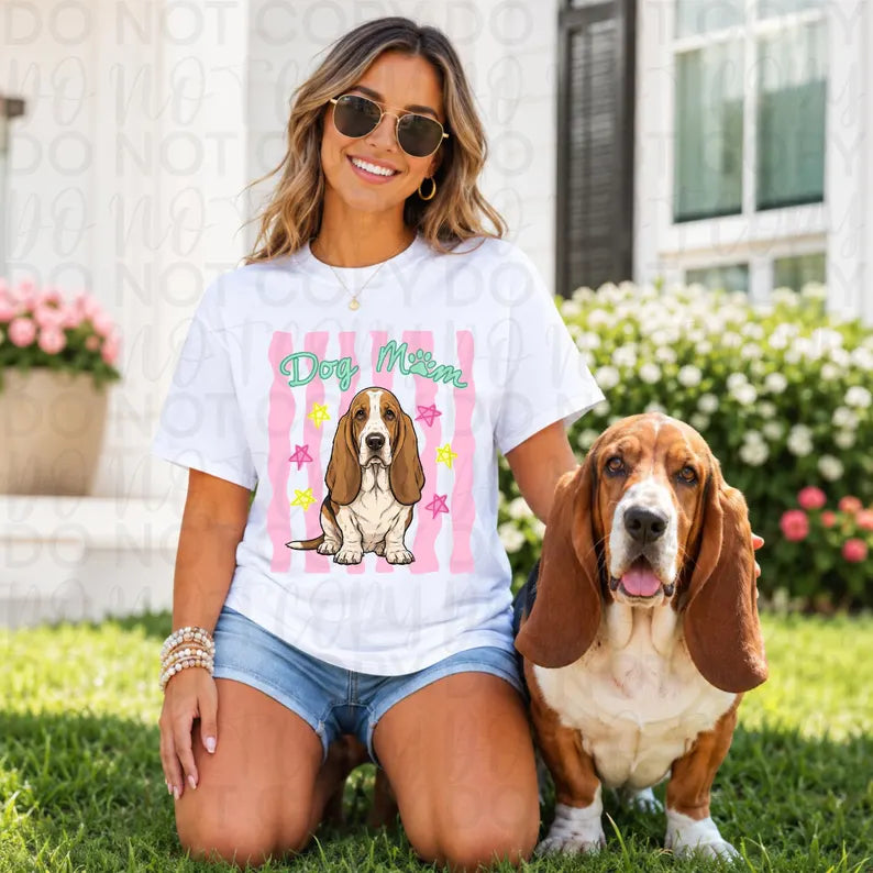 Dog Mom Short Sleeve/Comfort Color 1717