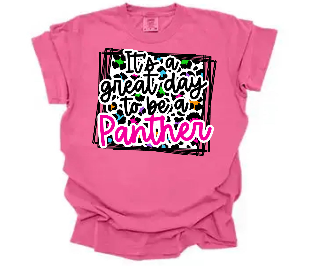 Great Day To Be A Panther Short Sleeve/Comfort Color 1717