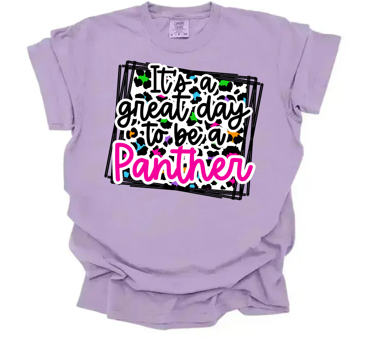 Great Day To Be A Panther Short Sleeve/Comfort Color 1717