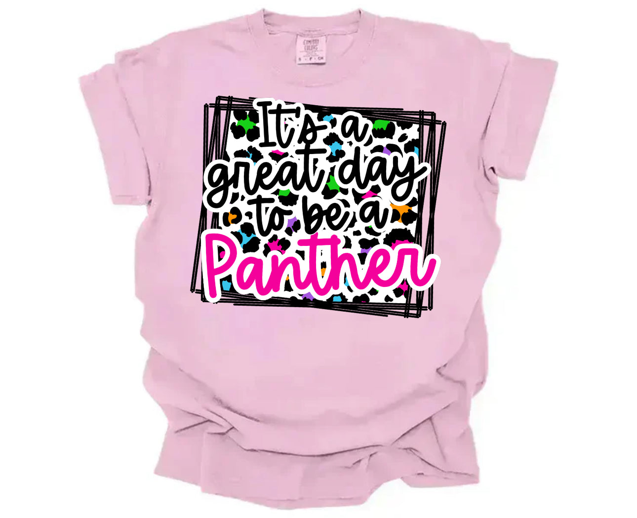 Great Day To Be A Panther Short Sleeve/Comfort Color 1717