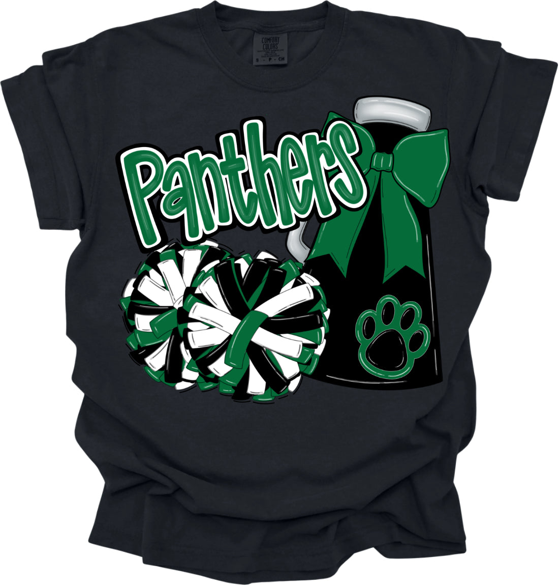 Panther Cheer Short Sleeve/Comfort Color 1717