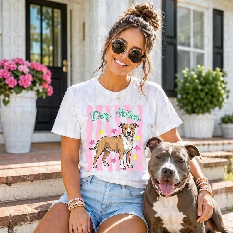 Dog Mom Short Sleeve/Comfort Color 1717