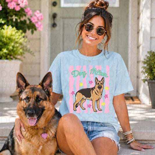 German Shepherd Dog Mom Short Sleeve/Comfort Color 1717