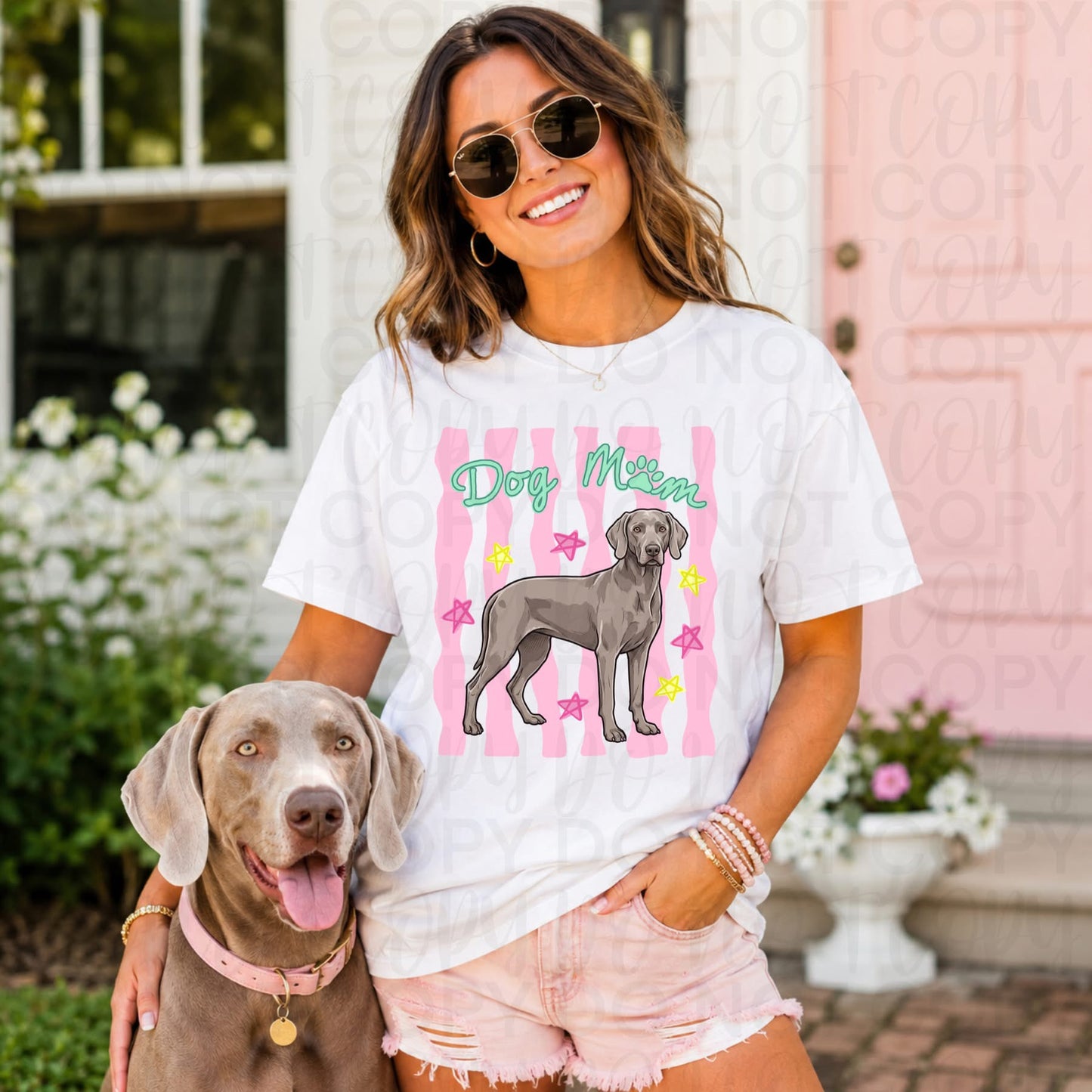 Silver Lab/Weimaraner Short Sleeve/Comfort Color 3023CL CROP