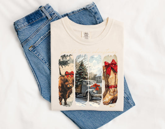 Small Town Christmas Short Sleeve/Comfort Color/1717