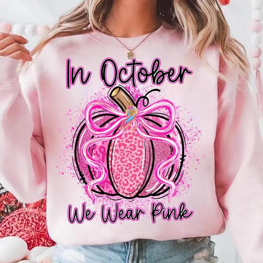 In October We Wear Pink Short Sleeve/Comfort Color/1717