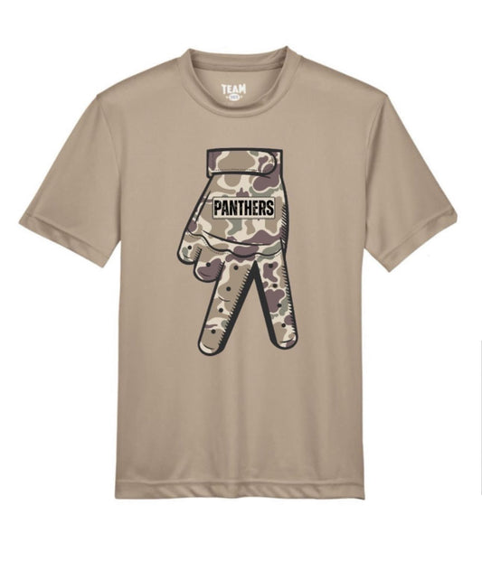 YOUTH Camo Glove Mascot Short Sleeve/Team 365/TT11Y