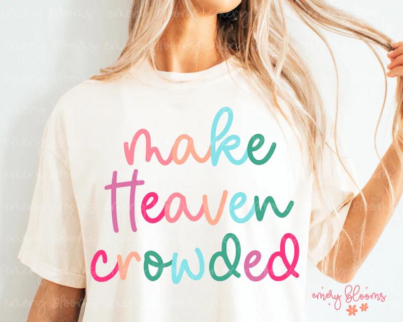 Multi Make Heaven Crowded Short Sleeve/Comfort Color/1717