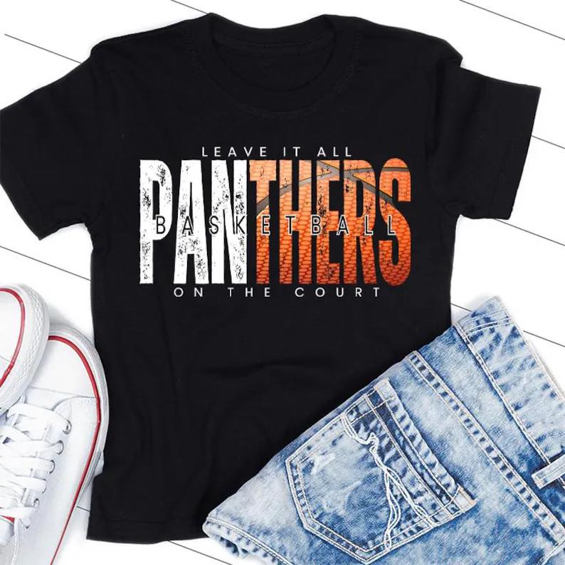 Panthers Basketball Leave it All Short Sleeve/Bella/3001