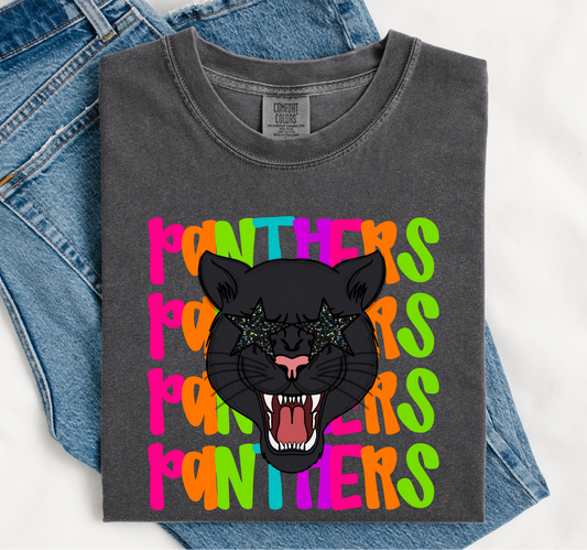 Neon Mascot On Comfort Color Collection