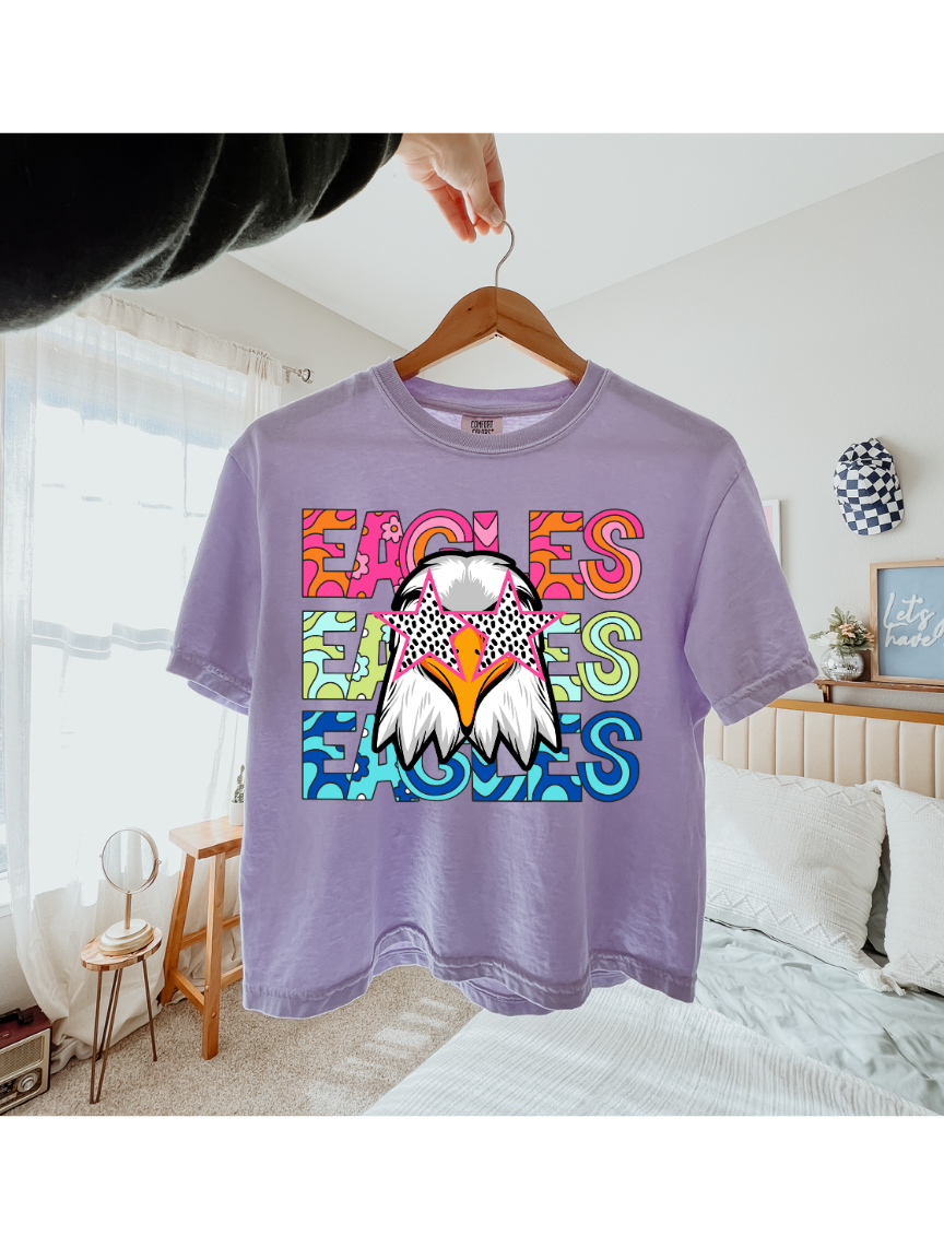 Groovy Eagles Short Sleeve/Comfort Color 3023CL