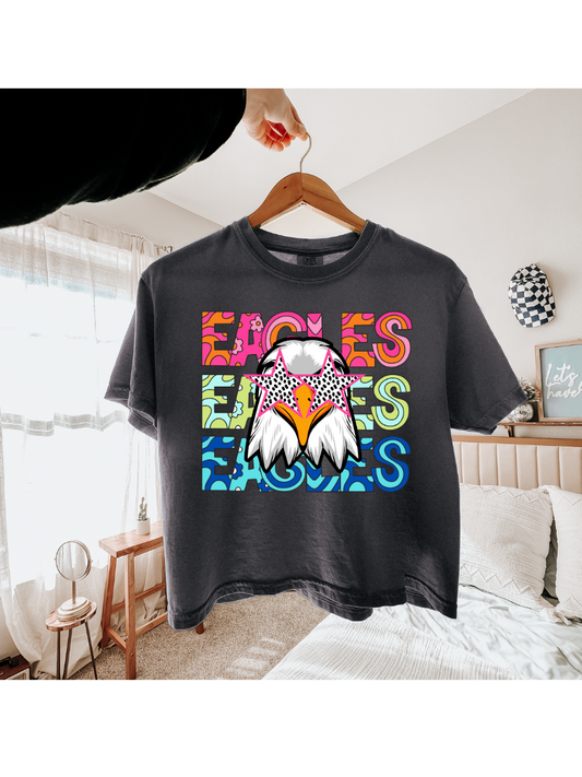 Groovy Eagles Comfort Color Short Sleeve 3023CL BOXY/CROP