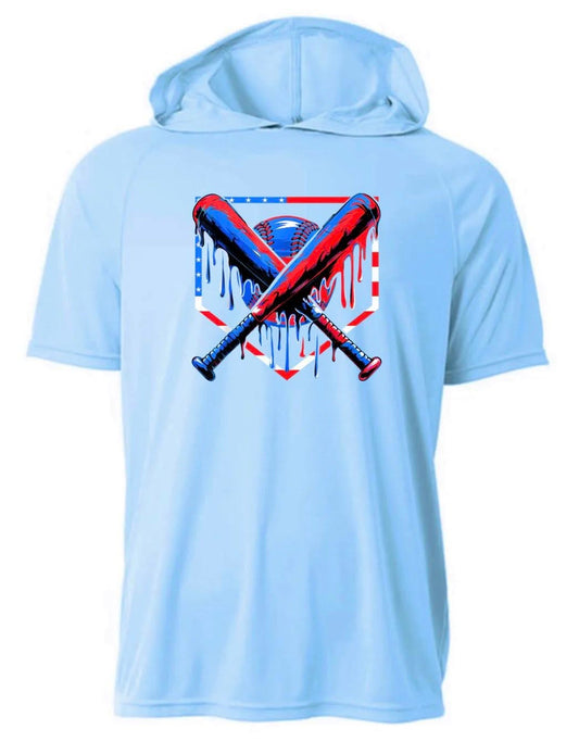 YOUTH RWB Drip Bats/Home Plate Mascot Short Sleeve/A4/NB3408