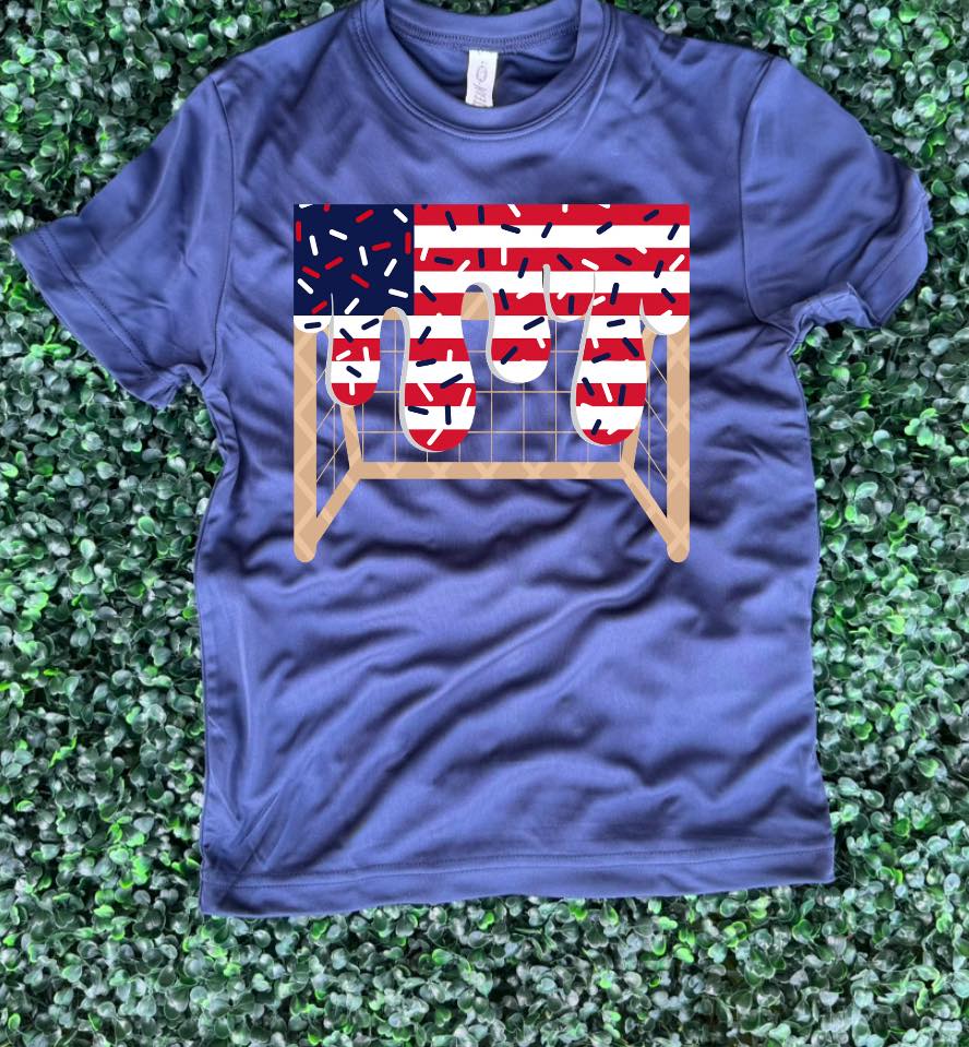 YOUTH Soccer Stripes Drip Short Sleeve/Team 365/TT11Y