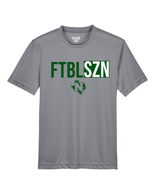 YOUTH FTBL SZN + Town or Mascot Short Sleeve/Team 365/TT11Y