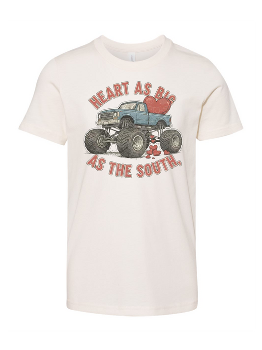 TODDLER Heart as Big as the South Short Sleeve/Bella/3001T