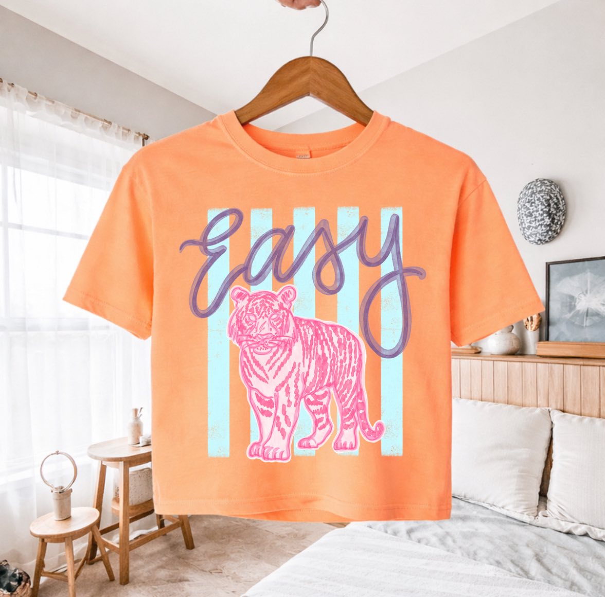 Easy Tiger Stripe Short Sleeve/Comfort Color 3023CL