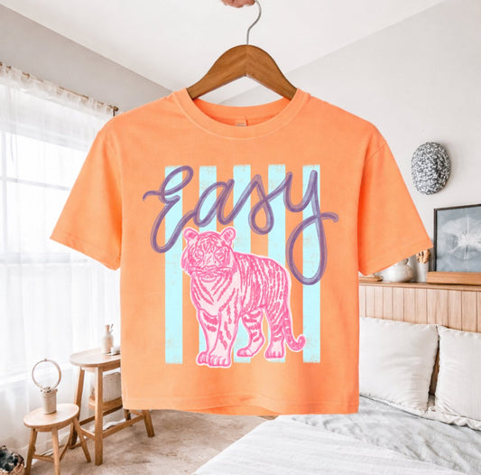 Easy Tiger Stripe Short Sleeve/Comfort Color 3023CL