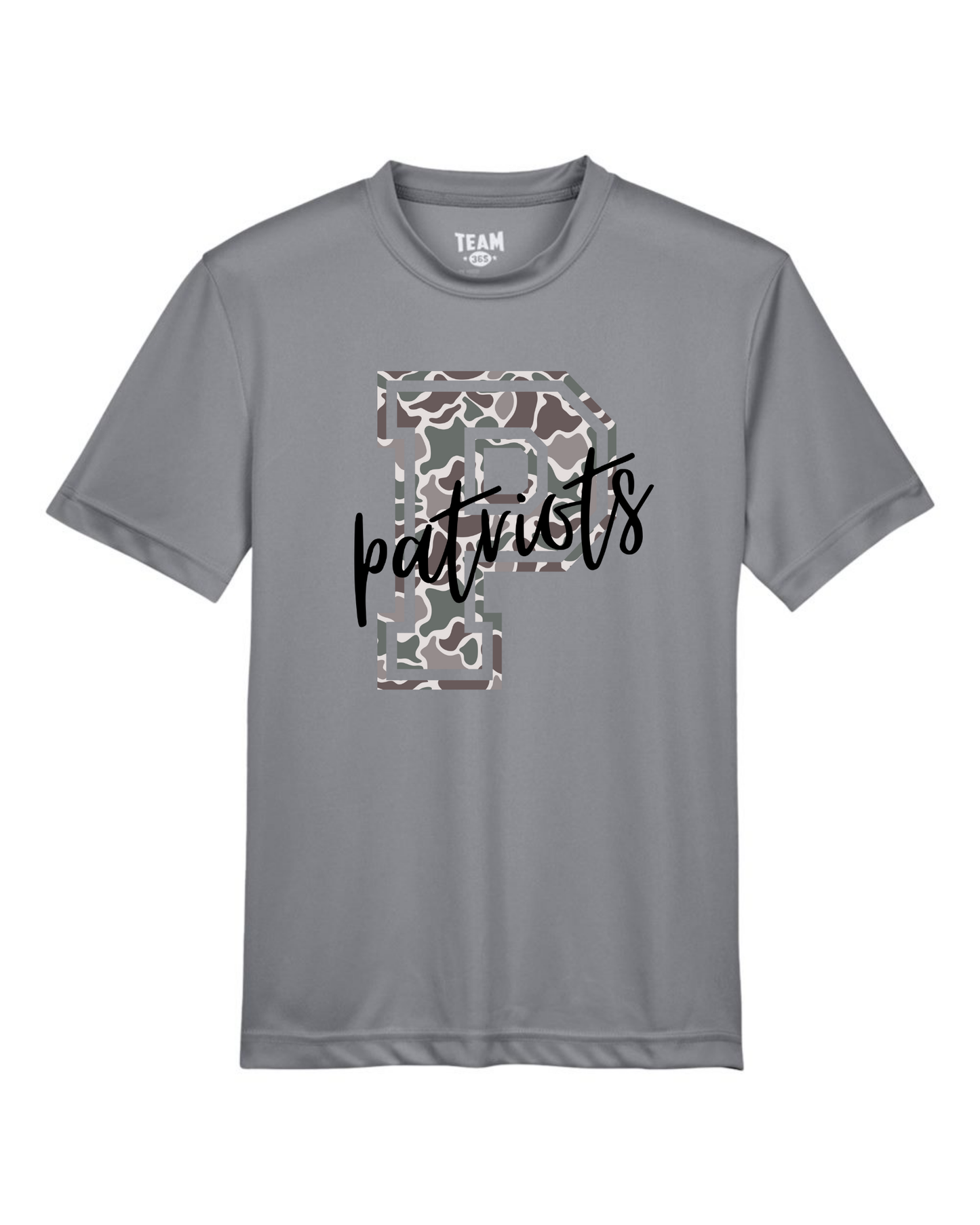 Large Camo Letter Short Sleeve/Team 365/TT11