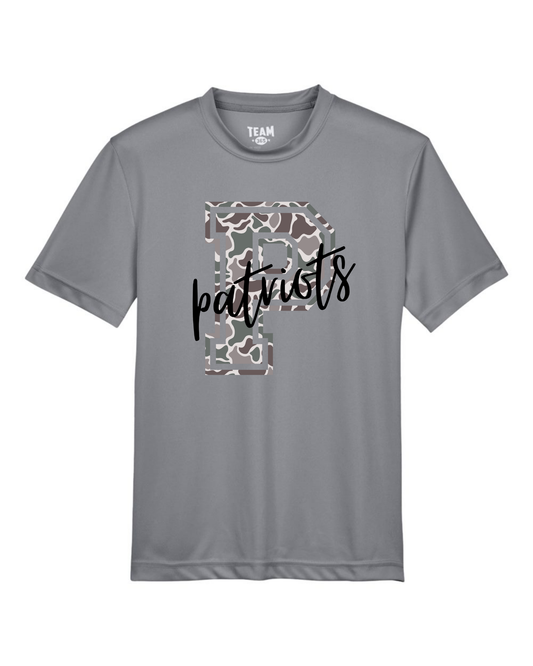 Large Camo Letter Short Sleeve/Team 365/TT11