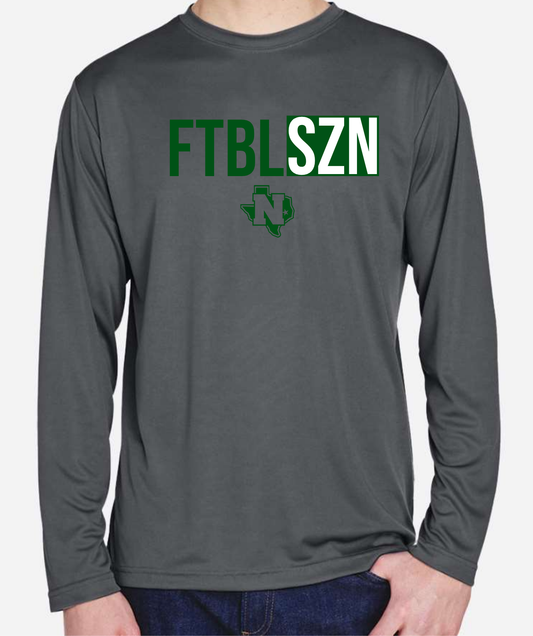 YOUTH FTBL SZN + Town or Mascot Long Sleeve/Team 365/TT11YL