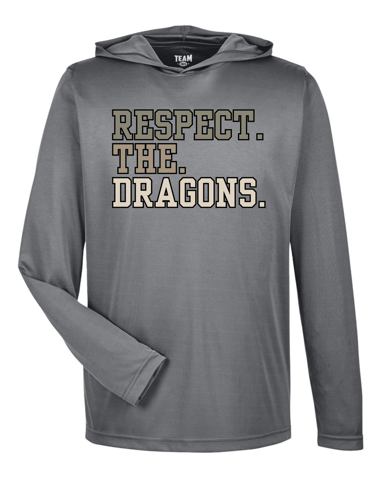 Respect. The. Mascot. Hooded Long Sleeve/Team 365/TT41
