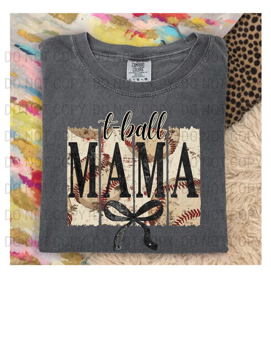 Vintage T-ball Mama Short Sleeve/Comfort Color/1717